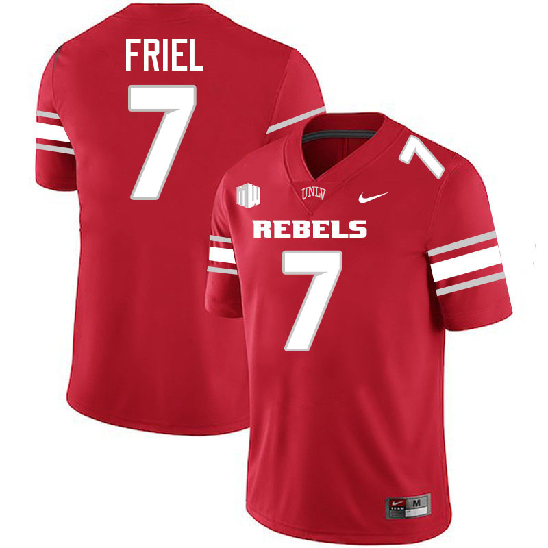 UNLV Rebels #7 Cameron Friel College Football Jerseys,Uniforms-Scarlet UNLV Rebels #7 Cameron Friel College Football Jerseys,Uniforms-Scarlet